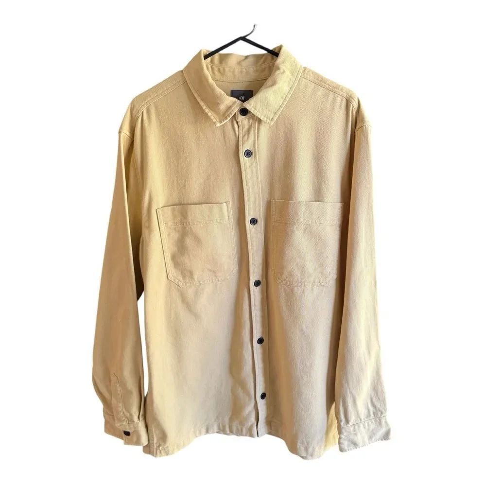 H&M Tan Long Sleeve Shirt Gorpcore